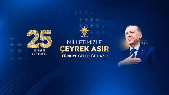 AK Parti’den 25. yıl mesajı: Türkiye Yüzyılı vurgusu