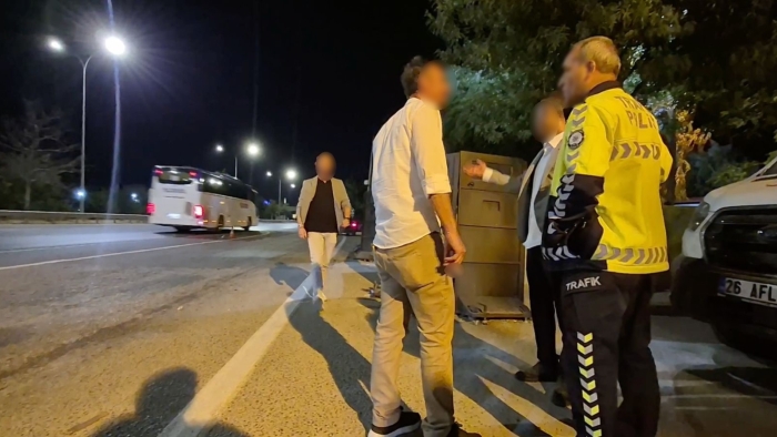 2,19 promille yakalandı, polise sitem etti: Aracı almaya gelen yakını da alkollü çıktı