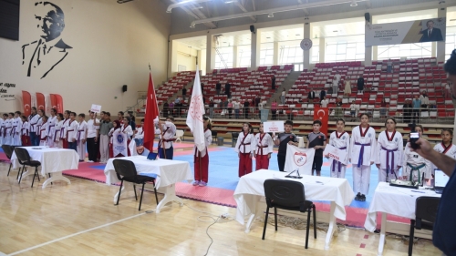 Eskişehir’de taekwondo heyecanı: 350 sporcu mücadele ediyor