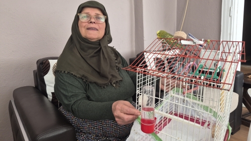Ölmek üzereyken sahiplendiği “Fıstık” hayat arkadaşı oldu