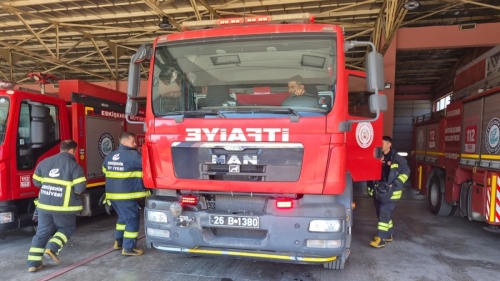 Eskişehir itfaiyesine 9 ayda 8 bin 661 ihbar