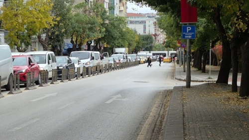 Eskişehir'de inşaat nedeniyle metrelerce araç kuyruğu oluştu