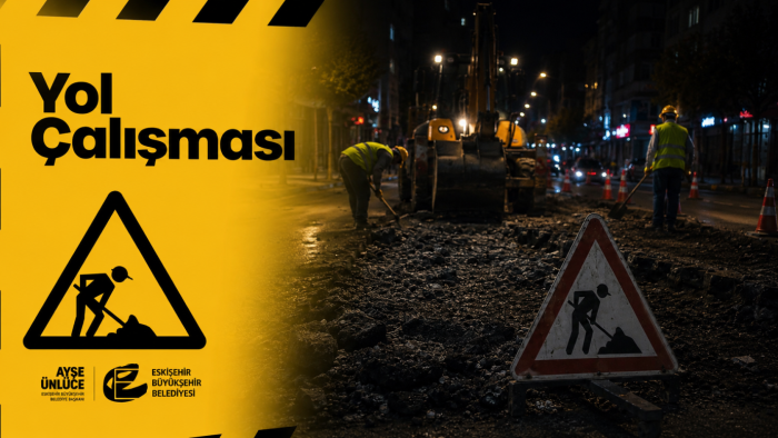 Eskişehir’de sürücülere gece uyarısı: O cadde trafiğe kapanıyor