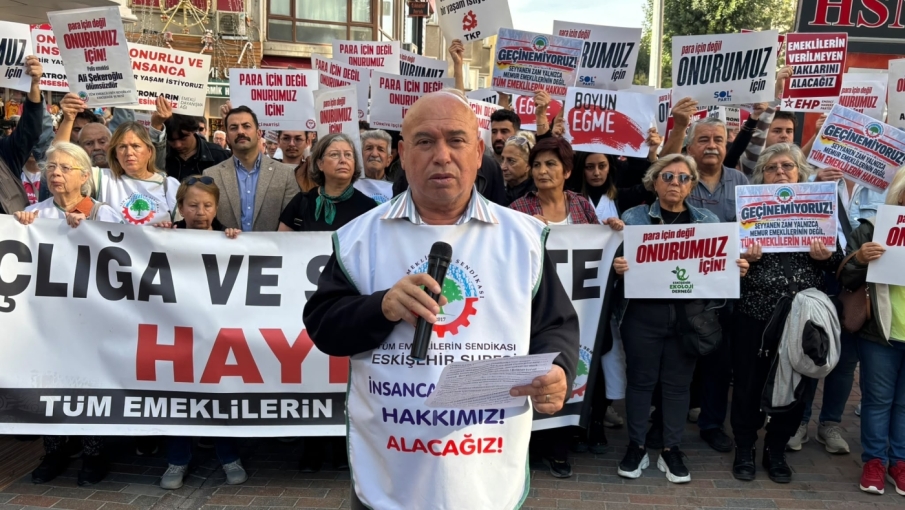 Tüm Emeklilerin Sendikası Eskişehir Şubesi Başkanı Ali Paşa Şanlı: “Mutlaka hesap verecekler”